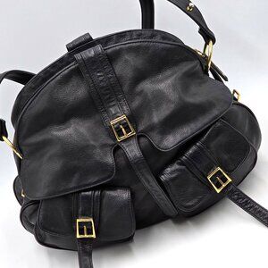 Bulga New York Helmet Leather Saddle Bag